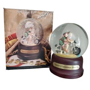Harley-Davidson Motorcycle 1998 Collectible Holiday Snow Dome Snow Globe